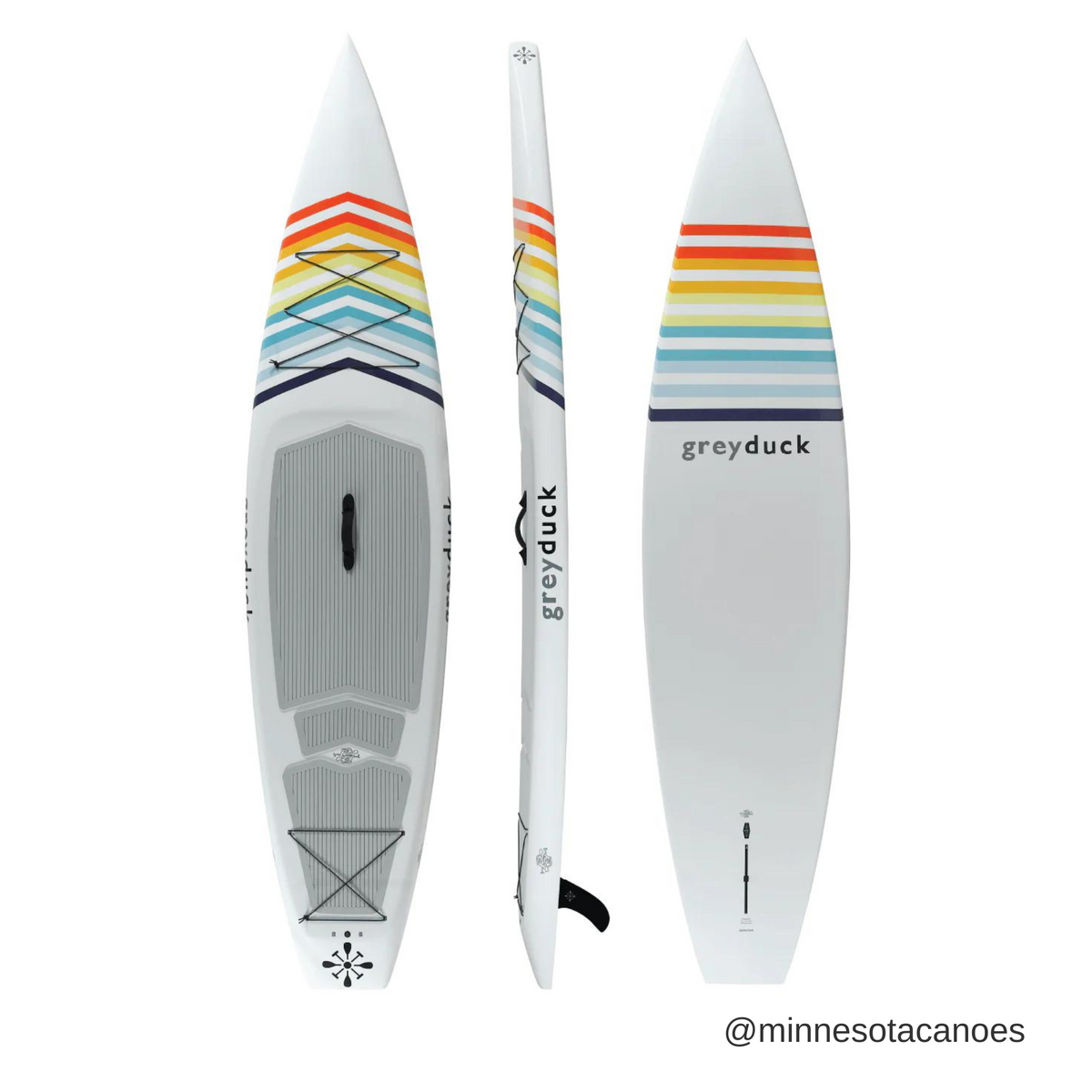 Journey Rainbow 11' 6" Grey Duck Paddle Board Minnesota Canoes