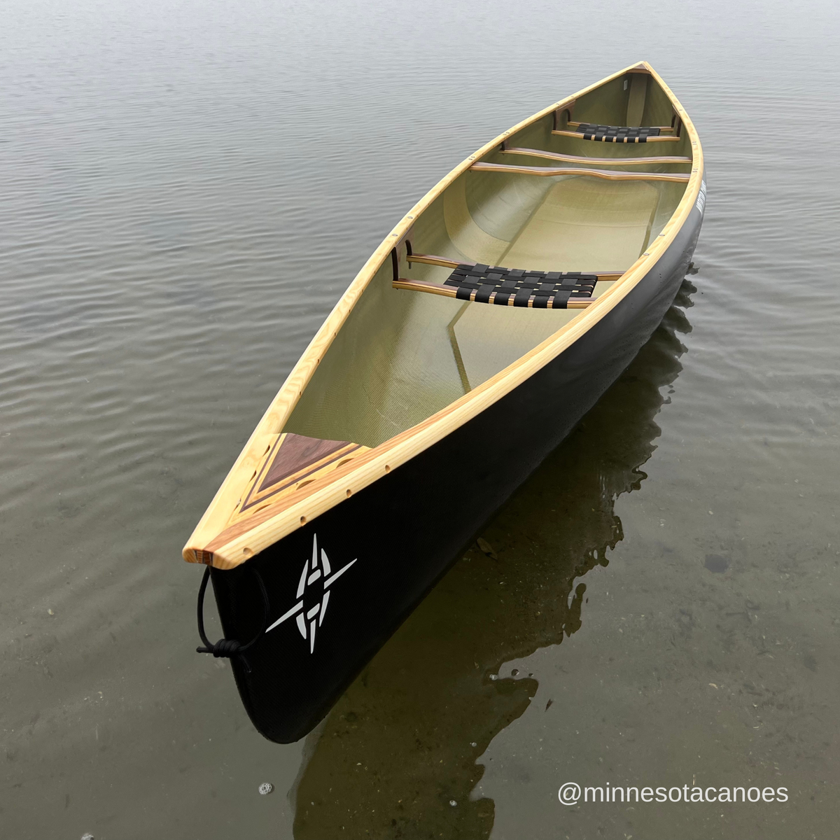 NORTHWIND 16 (16' 6") BlackLite W/Wood Trim Tandem Northstar Canoe ...