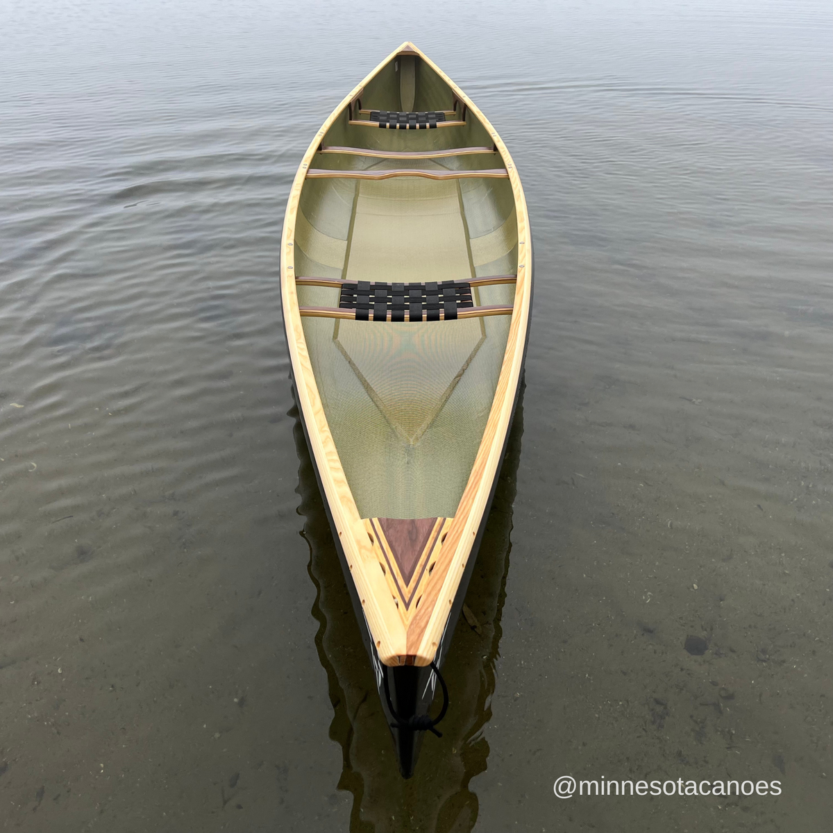 NORTHWIND 16 (16' 6") BlackLite W/Wood Trim Tandem Northstar Canoe ...