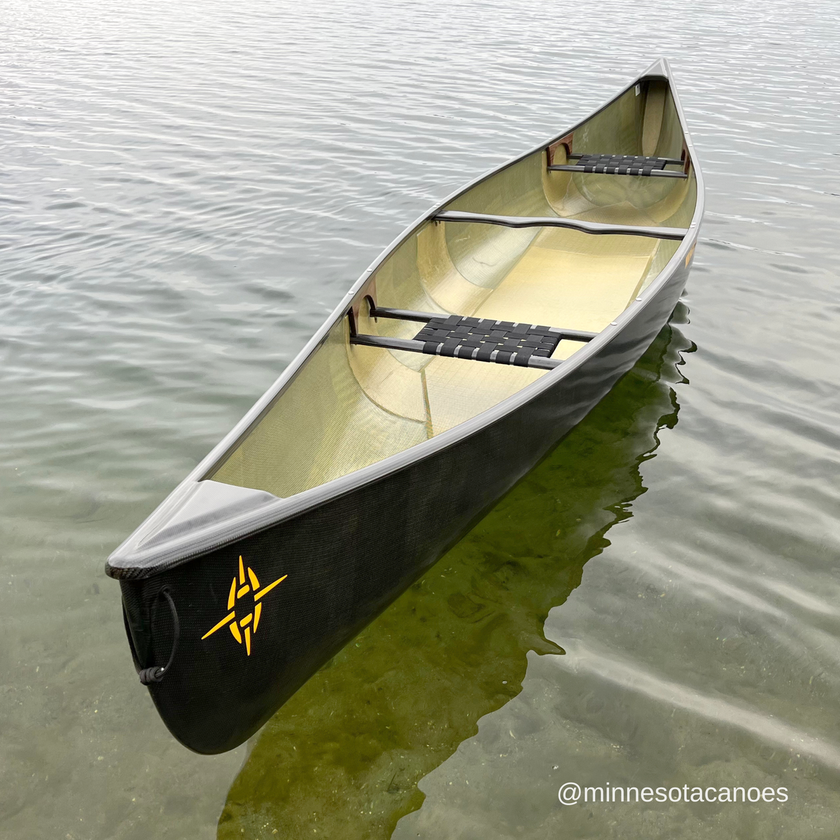 PEARL (15' 9") Stealth w/E6 Trim Tandem Northstar Canoe Minnesota Canoes