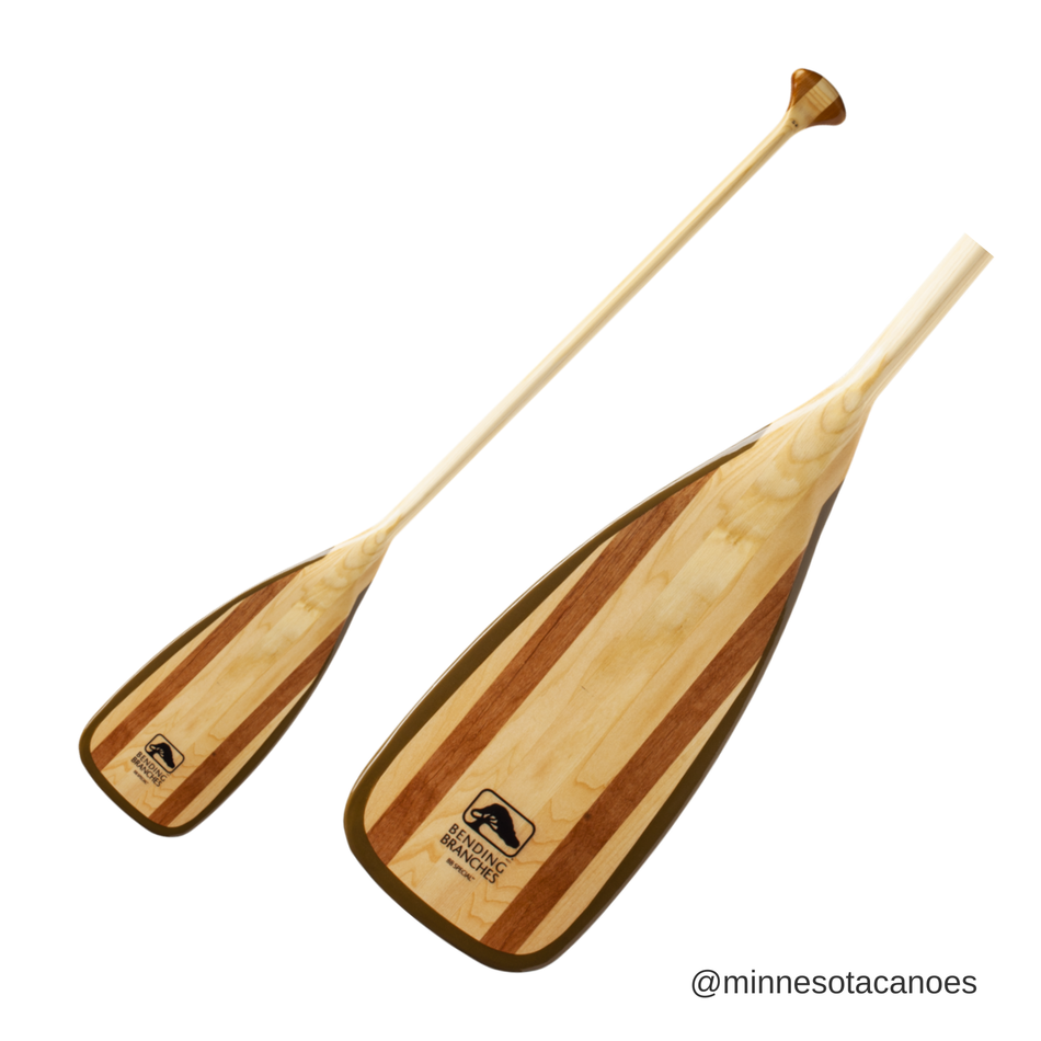 BB OUTFITTER Wooden Straight Shaft Bending Branches Canoe Paddle