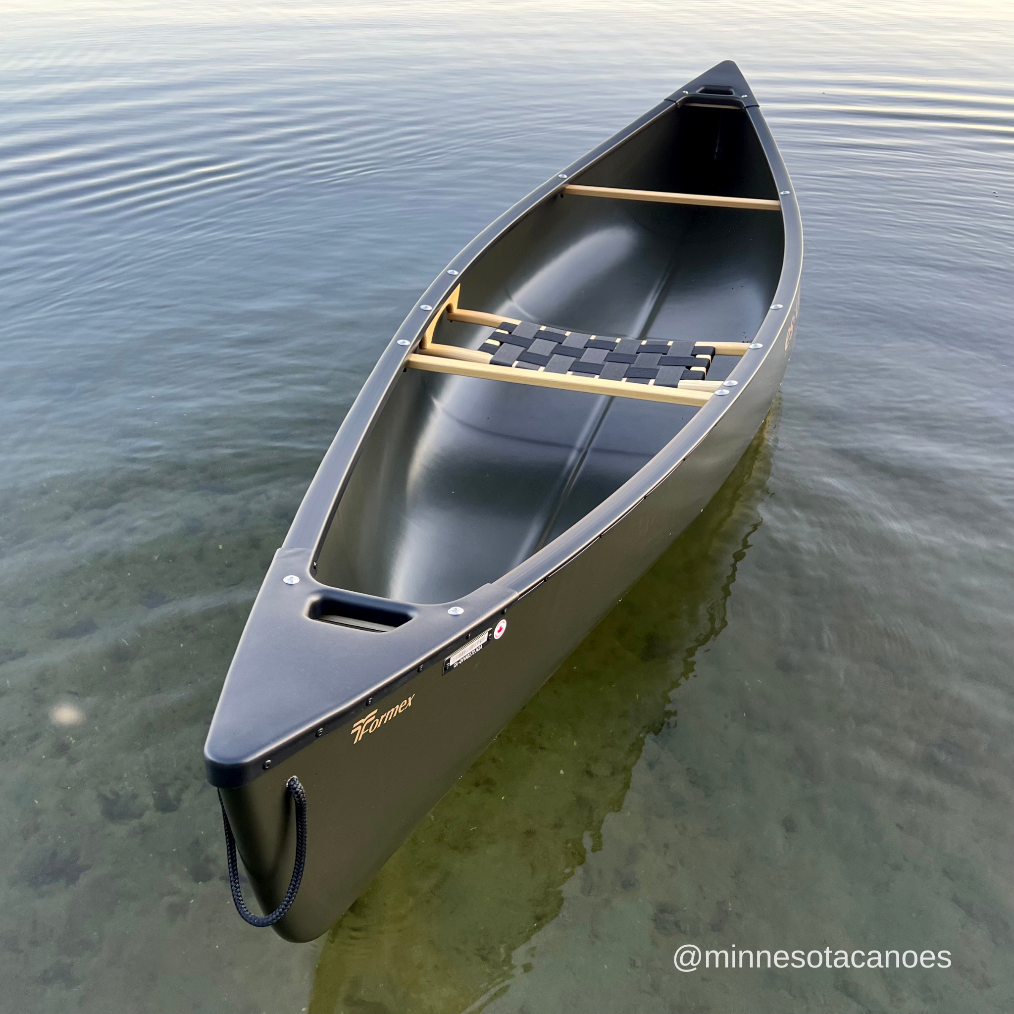 ADIRONDACK (12' 0") T-Formex Olive In/Out Solo Esquif Canoe