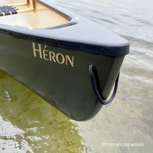 HERON (14' 6") T-Formex Olive Square Stern Tandem Esquif Canoe with 3 Seats