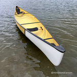 VISION17 (17' 9") Legacy Gold w/White Bow Dip Black Aluminum and Ash Trim Tandem Grey Duck Canoe