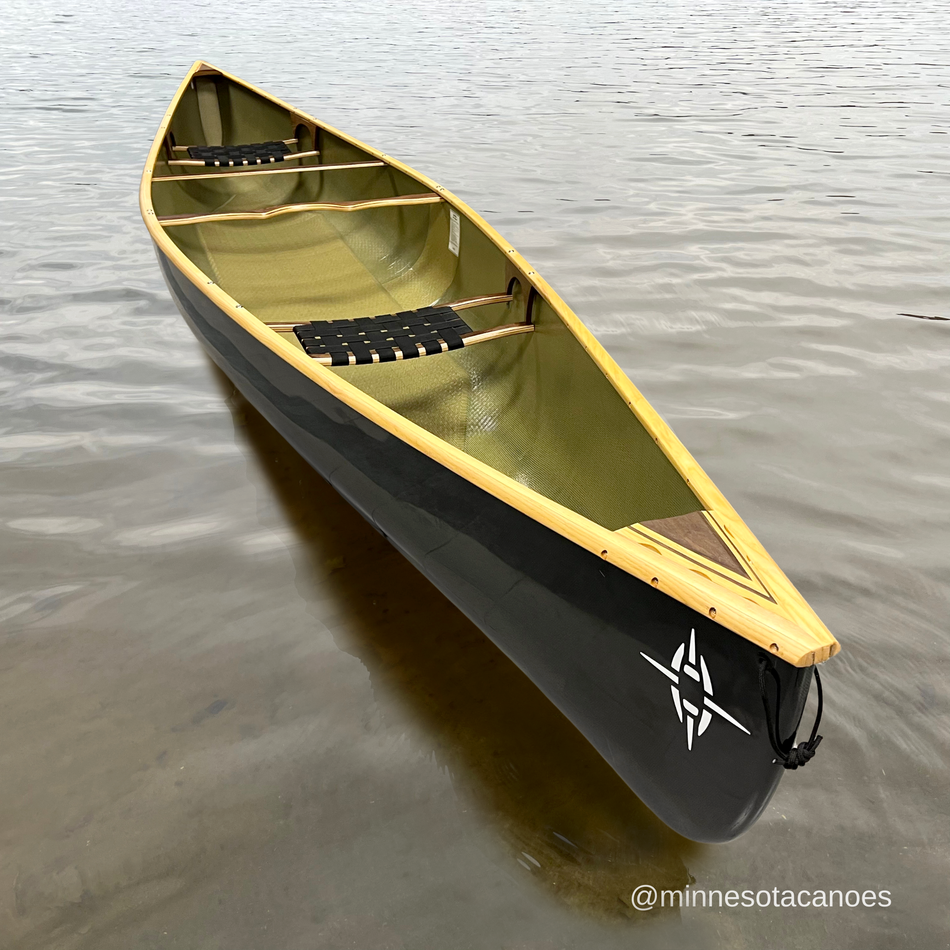 B 16 (16' 0") BlackLite w/Wood Trim Tandem Northstar Canoe