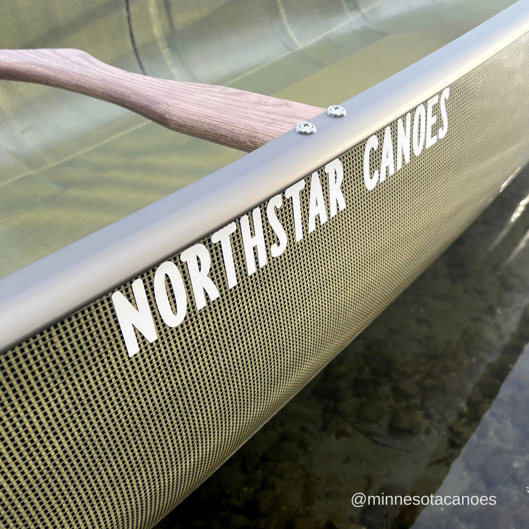 B 19 (19' 6") StarLite Tandem Northstar Canoe with 3 Seats
