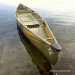 B 19 (19' 6") StarLite Tandem Northstar Canoe with 3 Seats