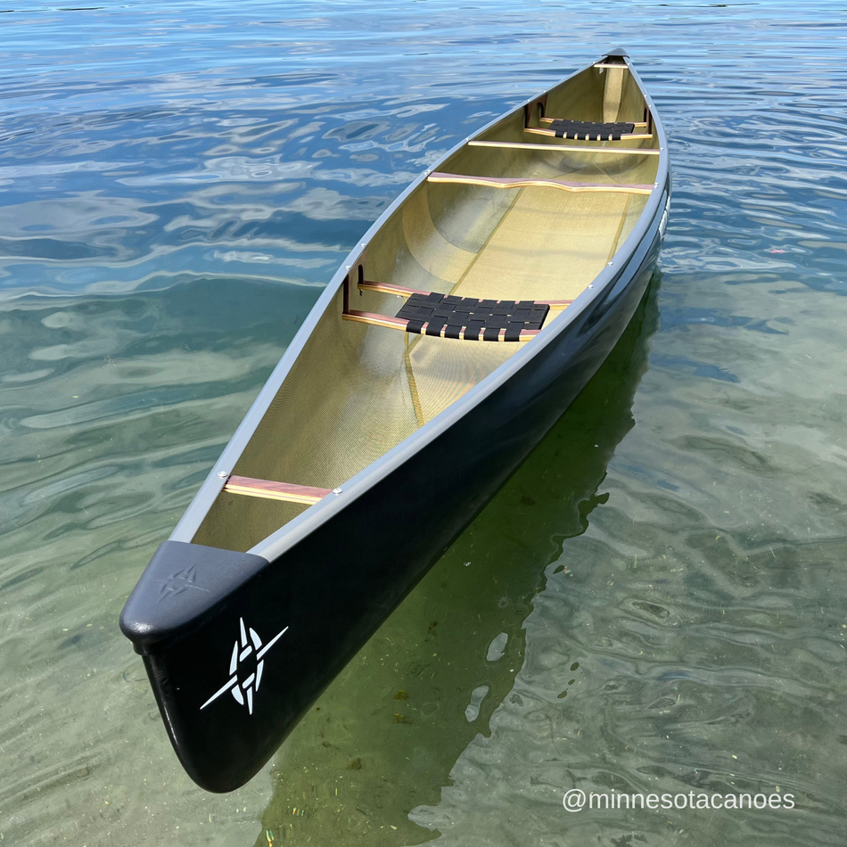 NORTHWIND 16 (16' 6") BlackLite Upgraded Walnut Components Tandem Northstar Canoe