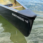 NORTHWIND 16 (16' 6") BlackLite Upgraded Walnut Components Tandem Northstar Canoe
