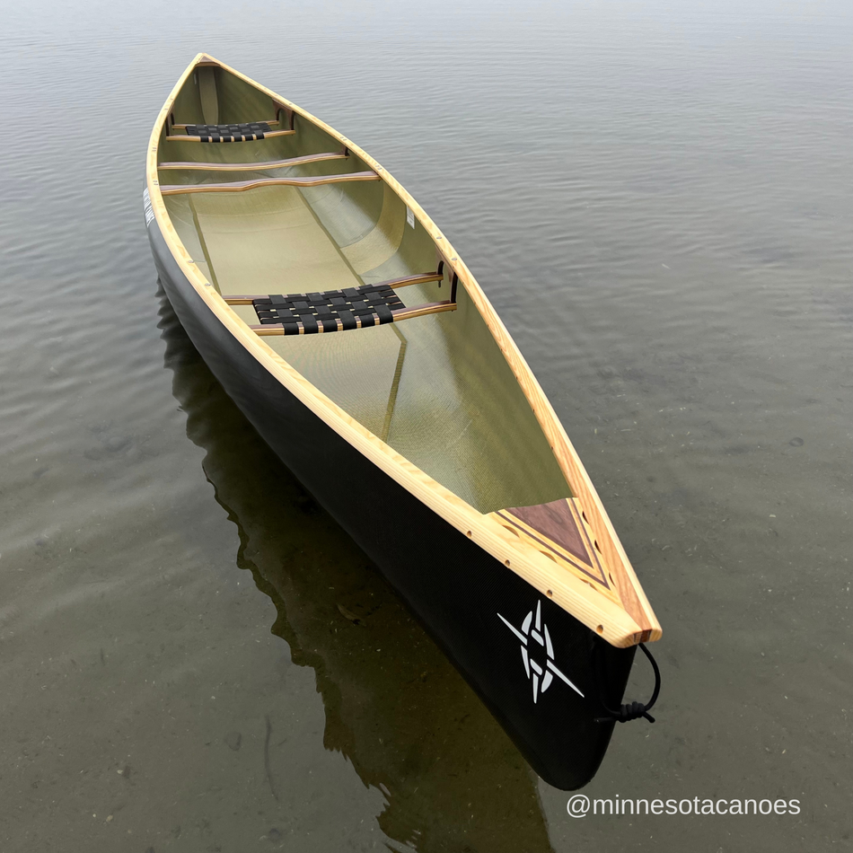 NORTHWIND 16 (16' 6") BlackLite w/Wood Trim Tandem Northstar Canoe