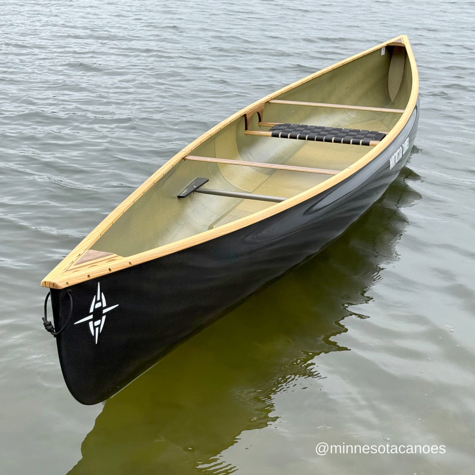 NORTHWIND 16 (16' 6") BlackLite w/Wood Trim Solo Northstar Canoe