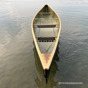 NORTHWIND 17 (17' 6") BlackLite w/Wood Trim Tandem Northstar Canoe with 3 Seats