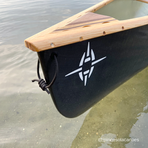 NORTHWIND 17 (17' 6") BlackLite w/Wood Trim Tandem Northstar Canoe with 3 Seats