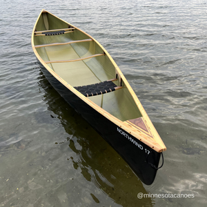 NORTHWIND 17 (17' 6") BlackLite w/Wood Trim Tandem Northstar Canoe
