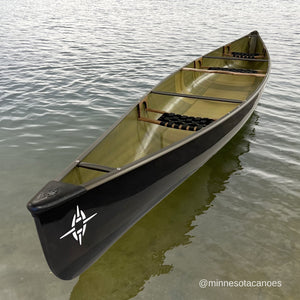 NORTHWIND 18 (18' 9") BlackLite Tandem Northstar Canoe with 3 Seats