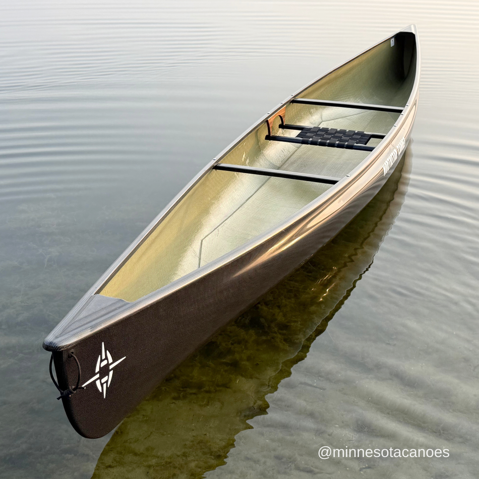 NORTHWIND SOLO (15' 6") BlackLite w/E6 Trim and Components Solo Northstar Canoe