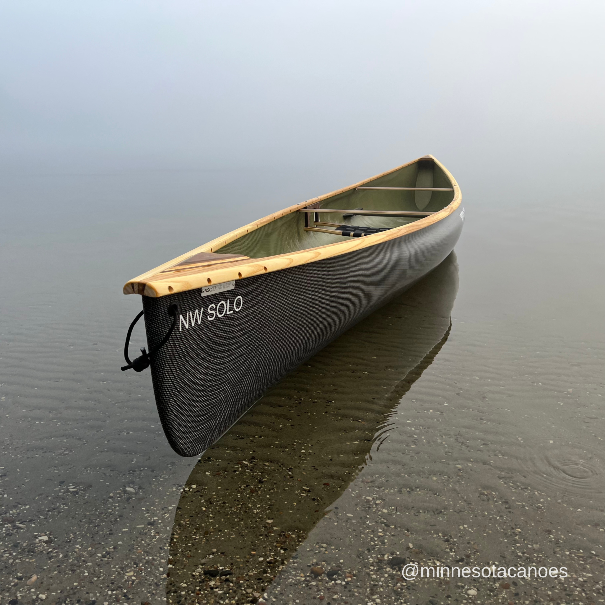 NORTHWIND SOLO (15' 6") IXP w/Wood Trim Solo Northstar Canoe