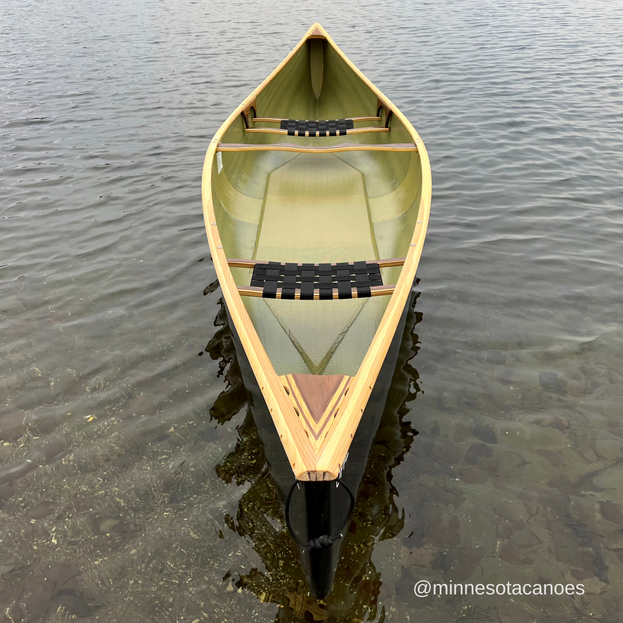 OPAL (14' 9") BlackLite w/Wood Trim Tandem Northstar Canoe