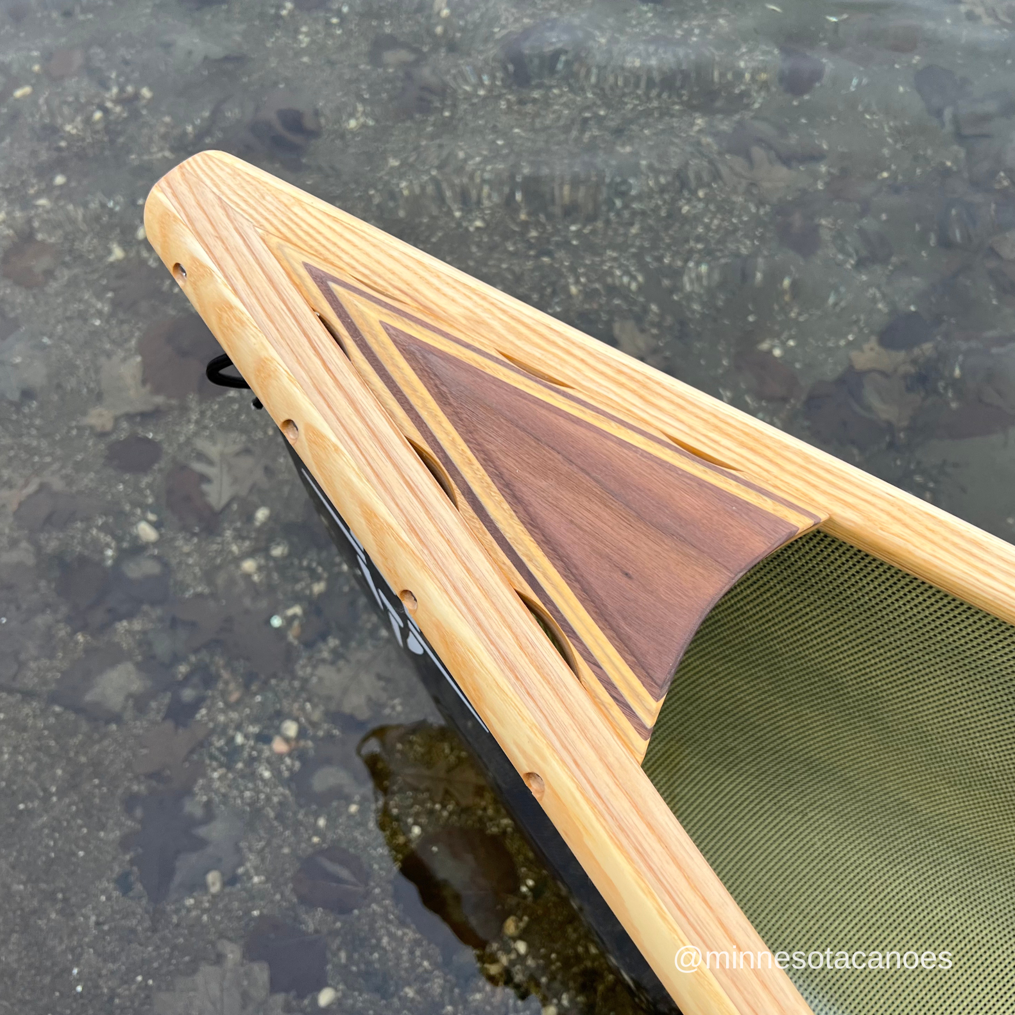 OPAL (14' 9") BlackLite w/Wood Trim Tandem Northstar Canoe