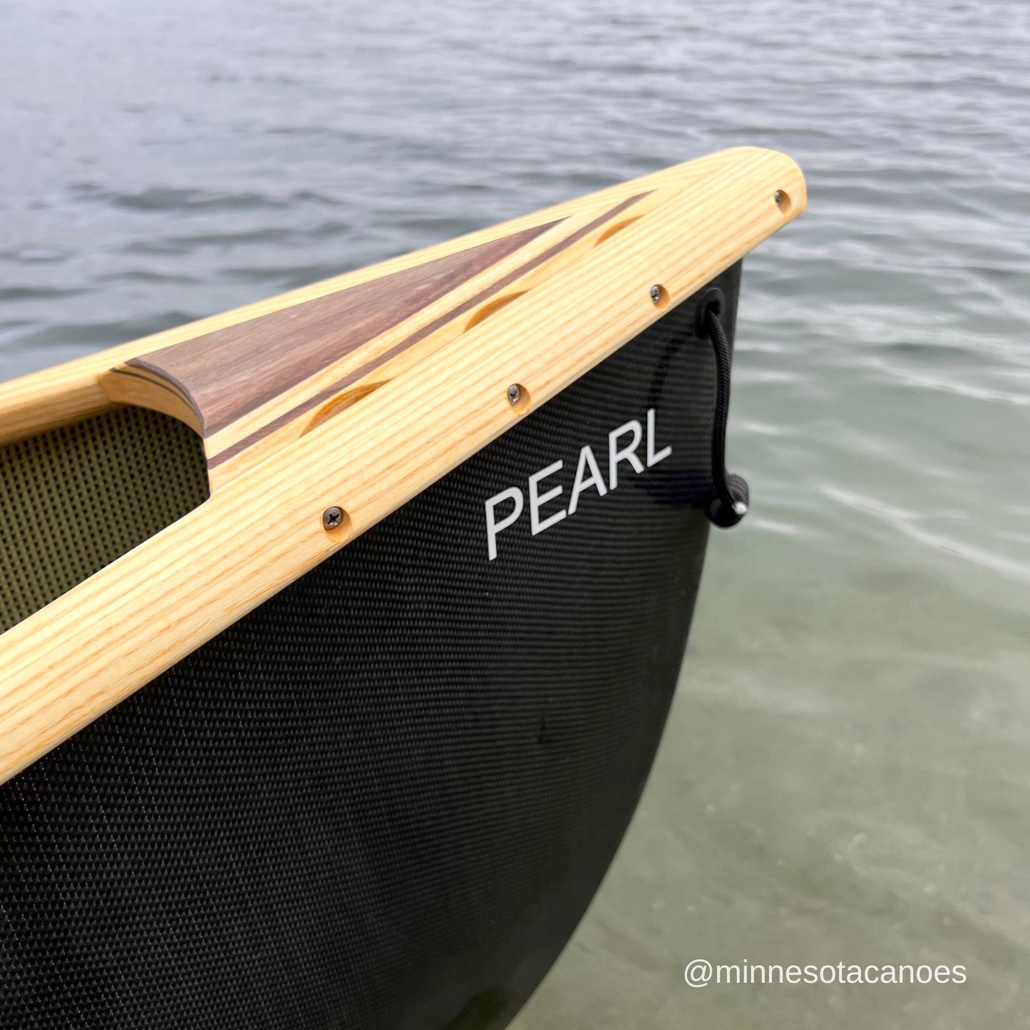 PEARL (15' 9") BlackLite w/Wood Trim Tandem Northstar Canoe