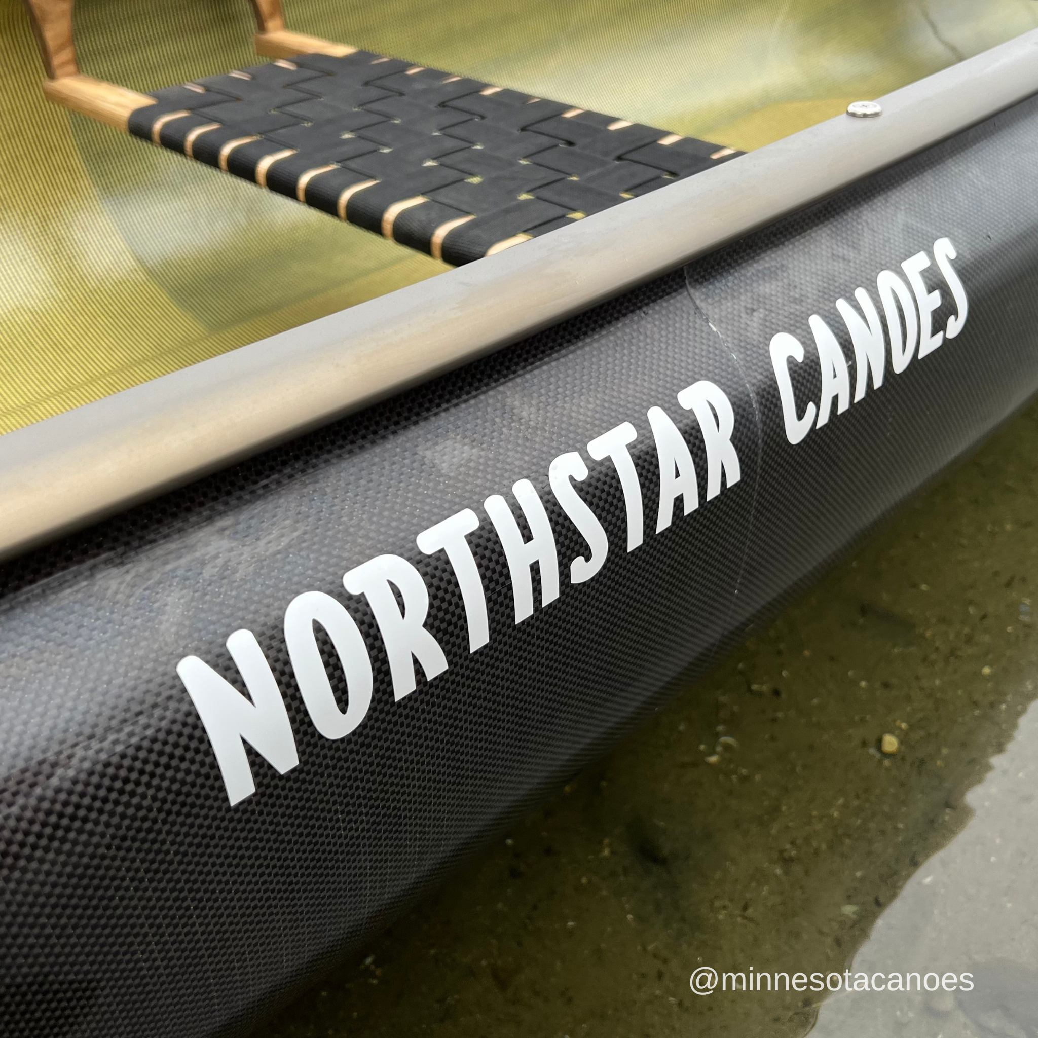 POLARIS (16' 9") BlackLite Tandem Northstar Canoe with 3 Seats