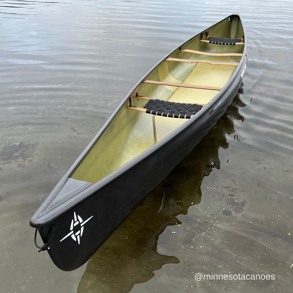 POLARIS (16' 9") BlackLite w/E6 Trim and Walnut Components Tandem Northstar Canoe