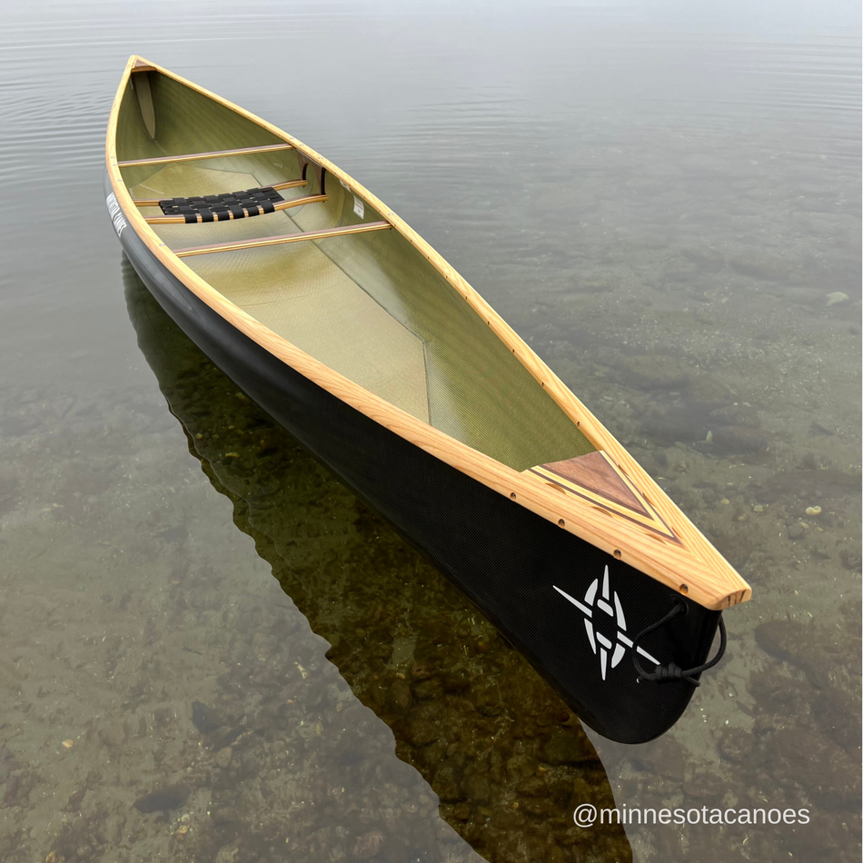 TRILLIUM (14' 6") BlackLite w/Wood Trim Solo Northstar Canoe