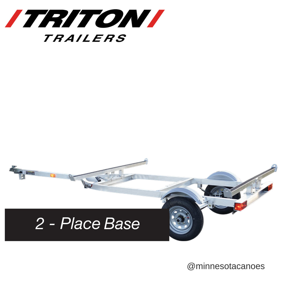 2 Place Canoe and Kayak Trailer by Triton Trailers