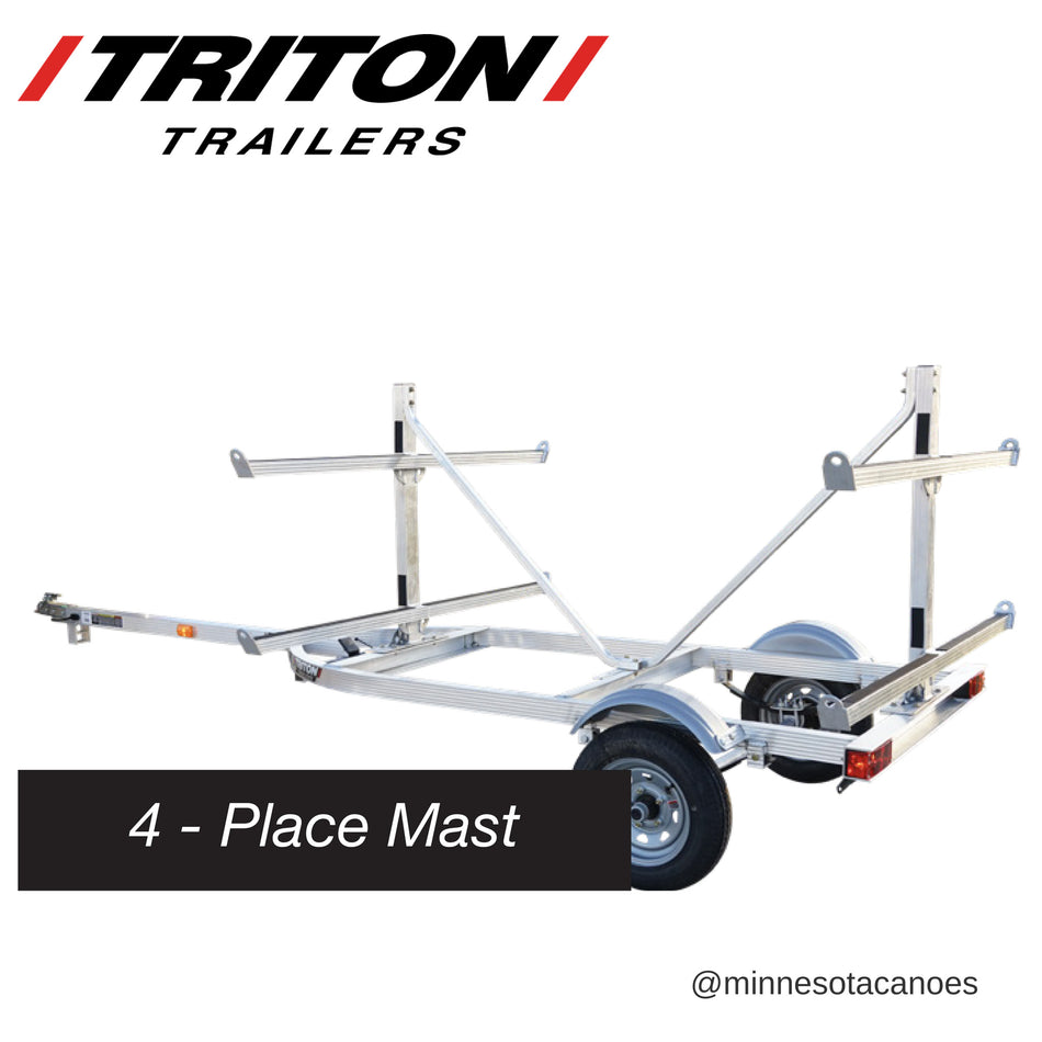 4 Place Canoe and Kayak Trailer by Triton Trailers