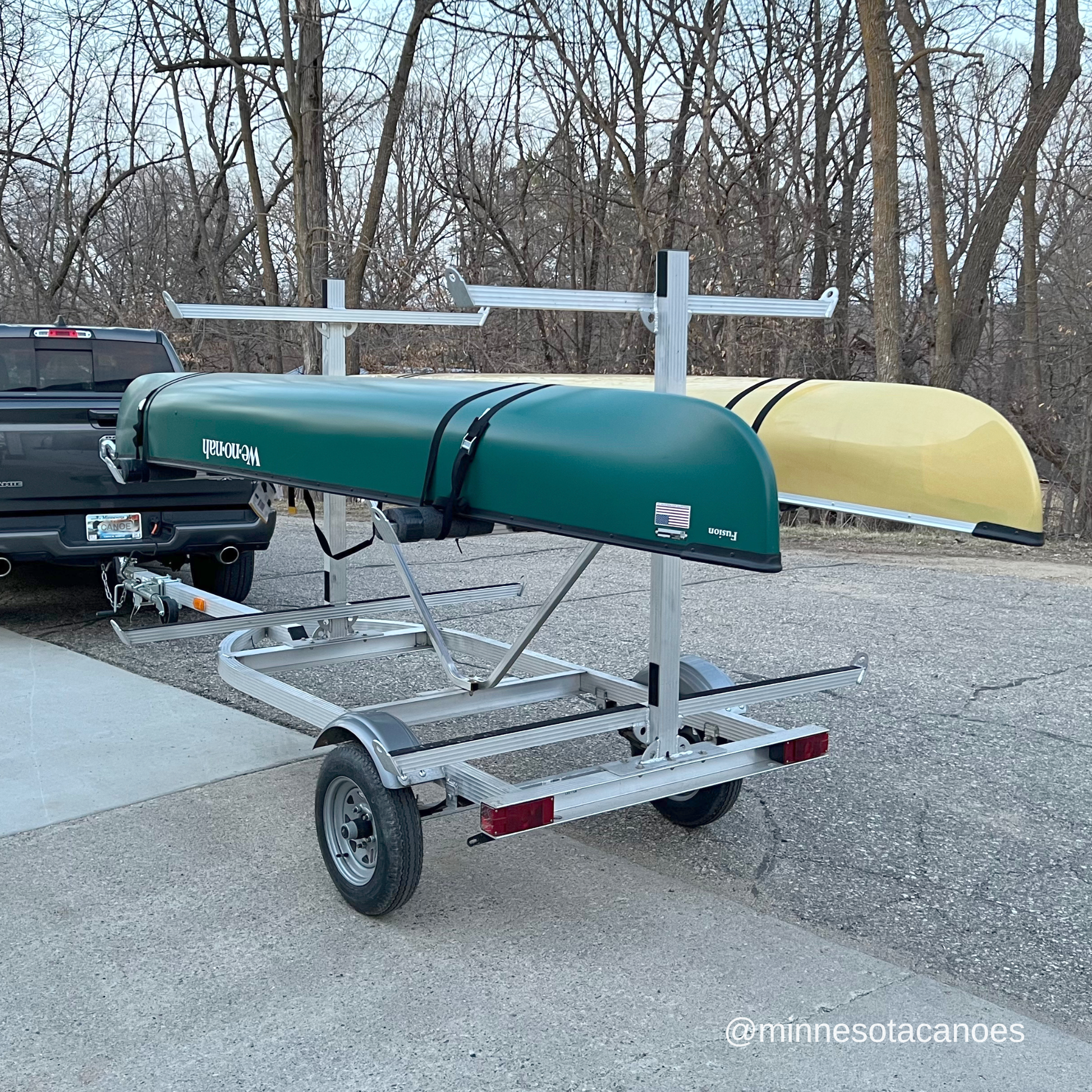 Utility Trailer Kayak Rack Thule DockGlide - Main Image