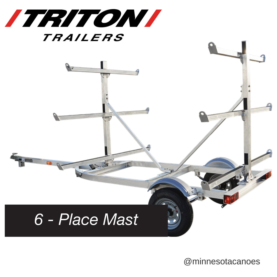 6 Place Canoe and Kayak Trailer by Triton Trailers