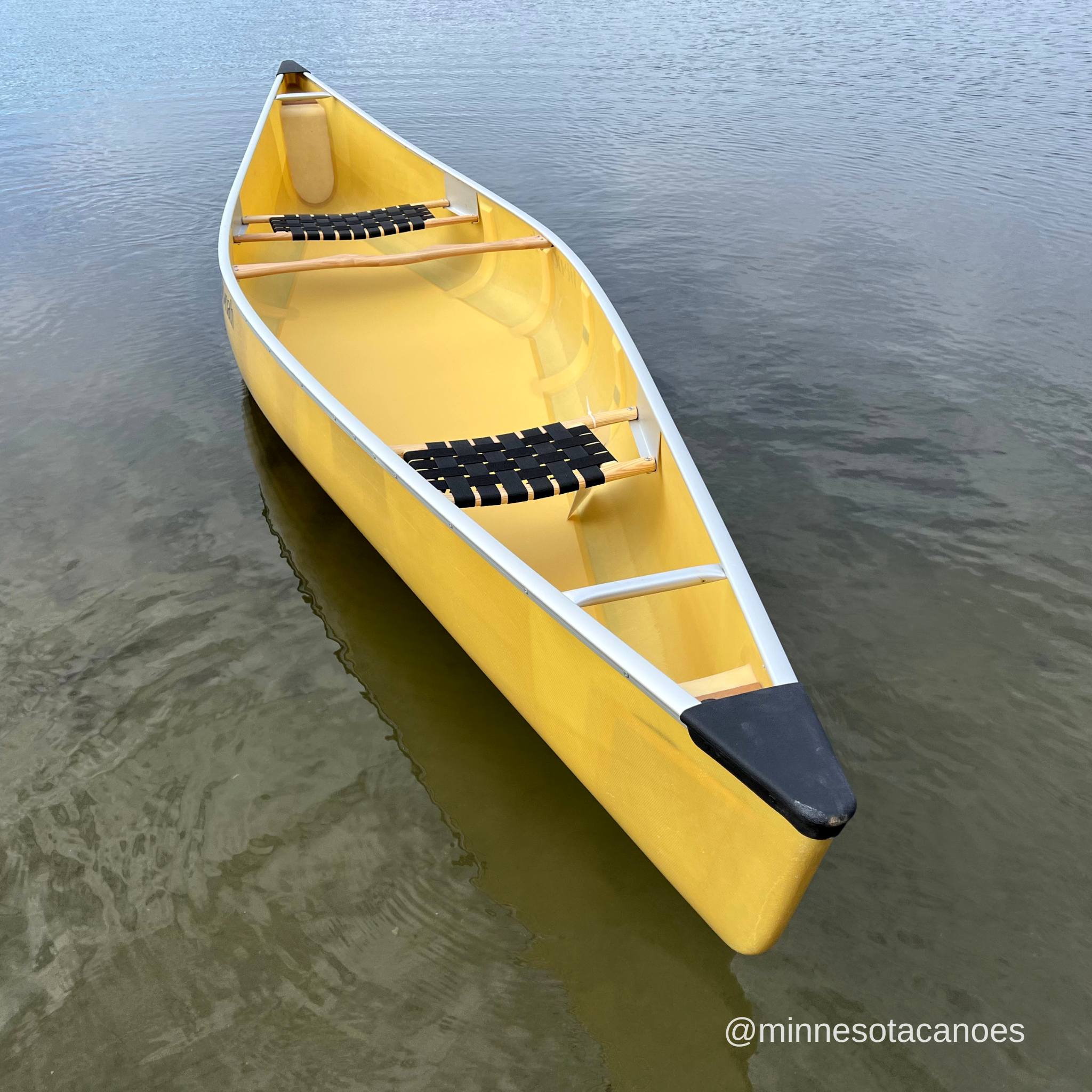 HERON (15' 0") Aramid Ultra-light w/Silver Trim Tandem Wenonah Canoe