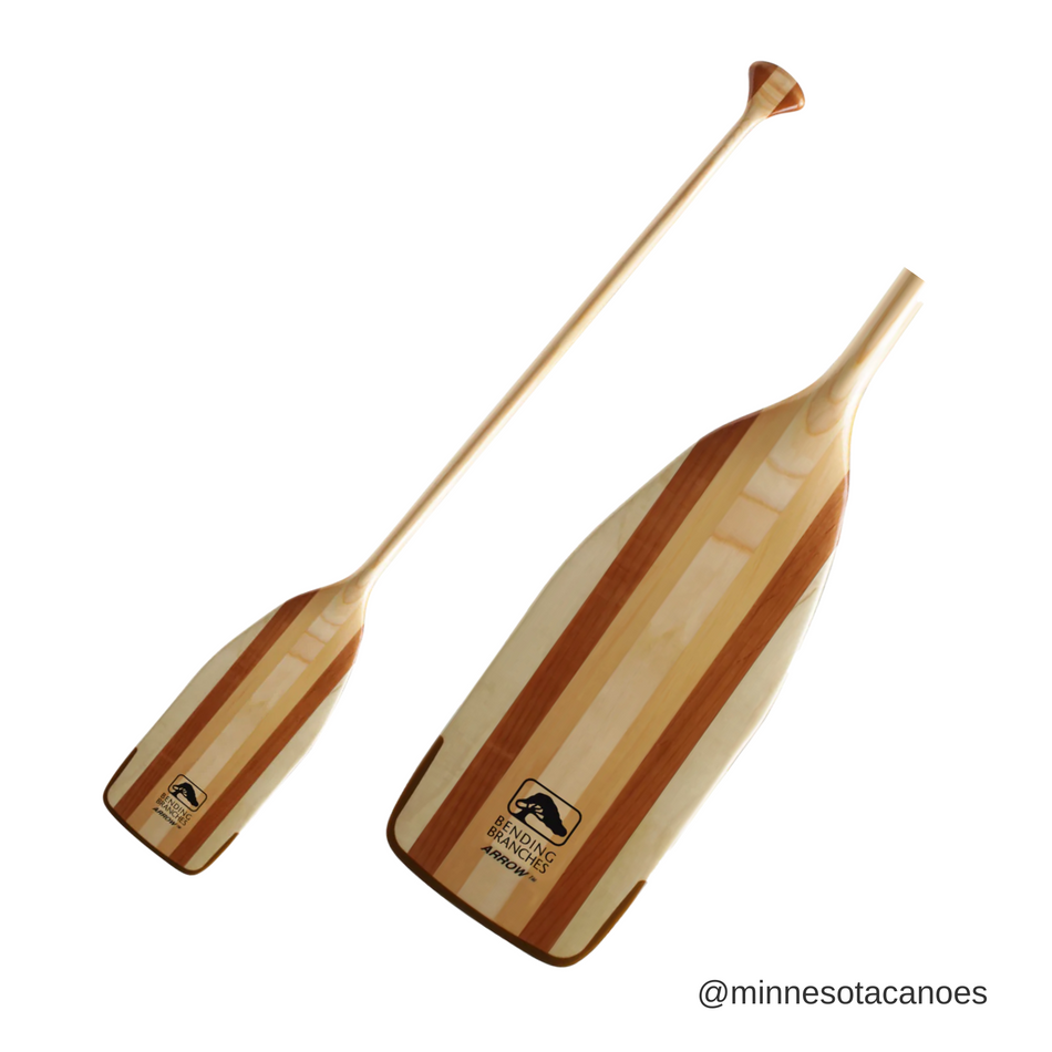 ARROW Wooden Straight Shaft Bending Branches Canoe Paddle