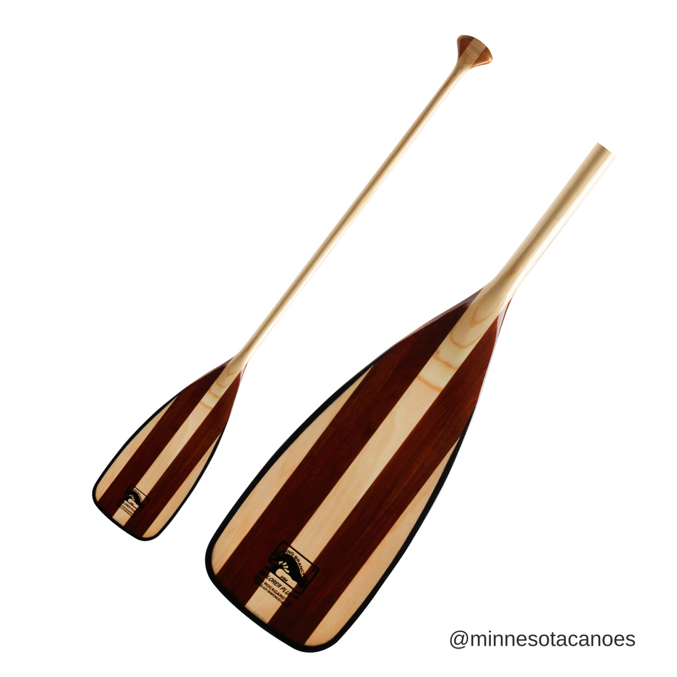 EXPLORER PLUS Wooden Straight Shaft Bending Branches Canoe Paddle