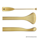 Wooden Straight Shaft Canoe Paddle (Bending Branches Loon)