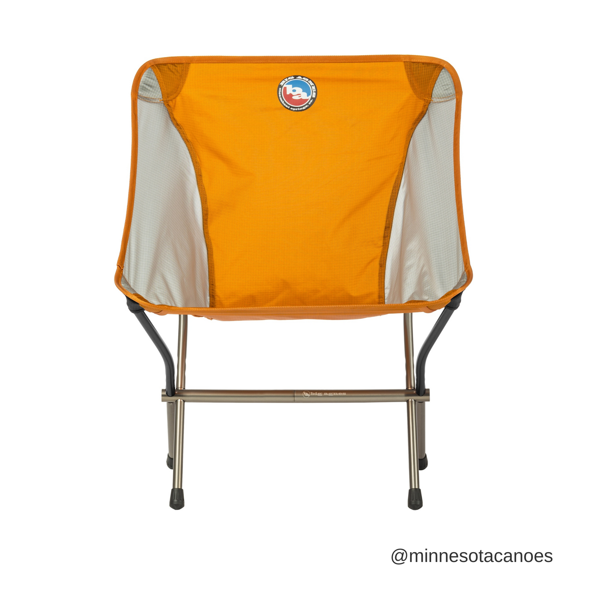 Mica Basin Camp Chair (Orange/Gray) for Camping and Backpacking by
