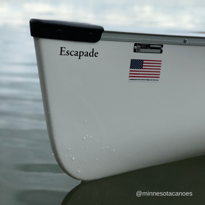 ESCAPADE (16' 6") Tuf-Weave® Flex-Core White Gel Coat Tandem and Solo Wenonah Canoe