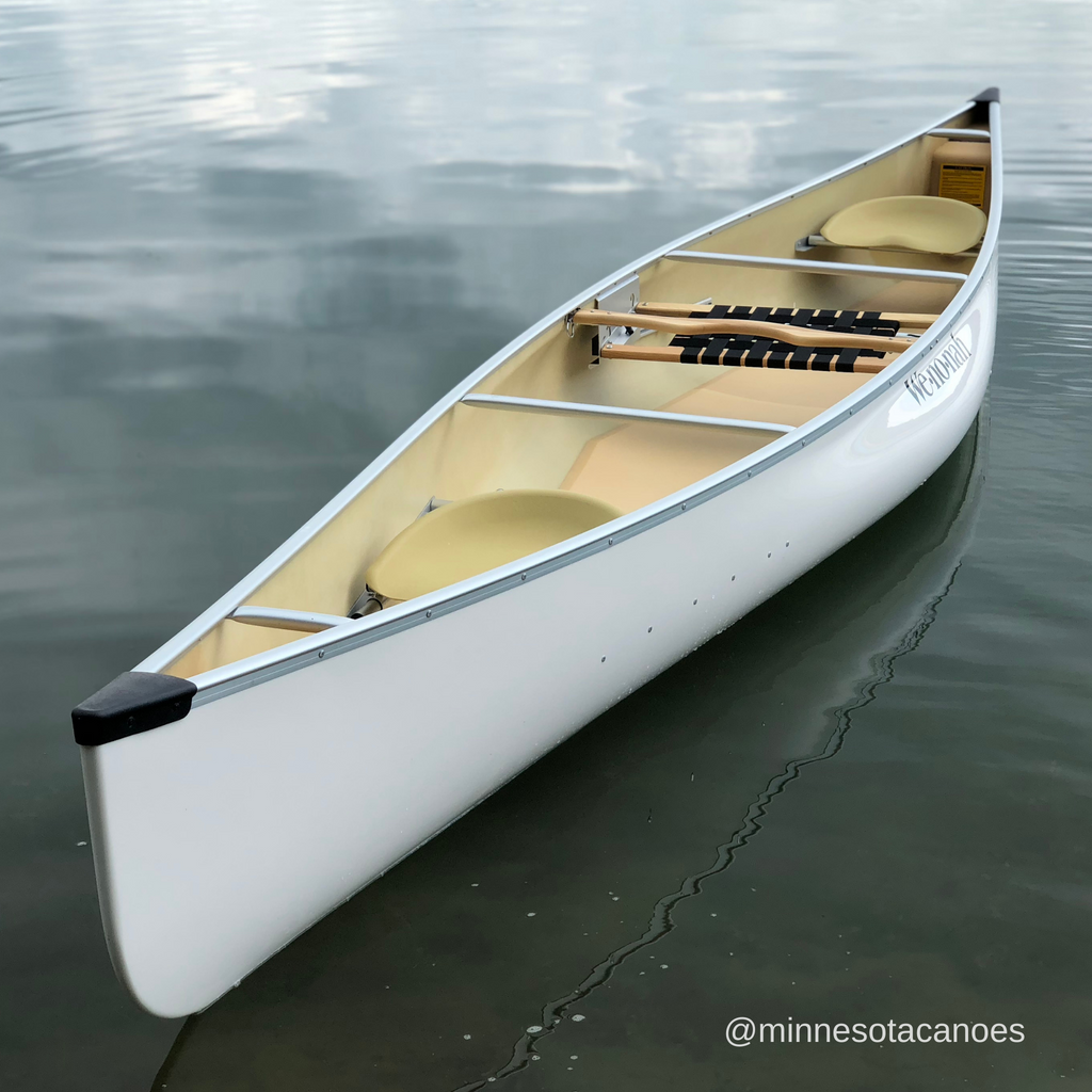 ESCAPADE (16' 6") Tuf-Weave® Flex-Core White Gel Coat Tandem and Solo Wenonah Canoe