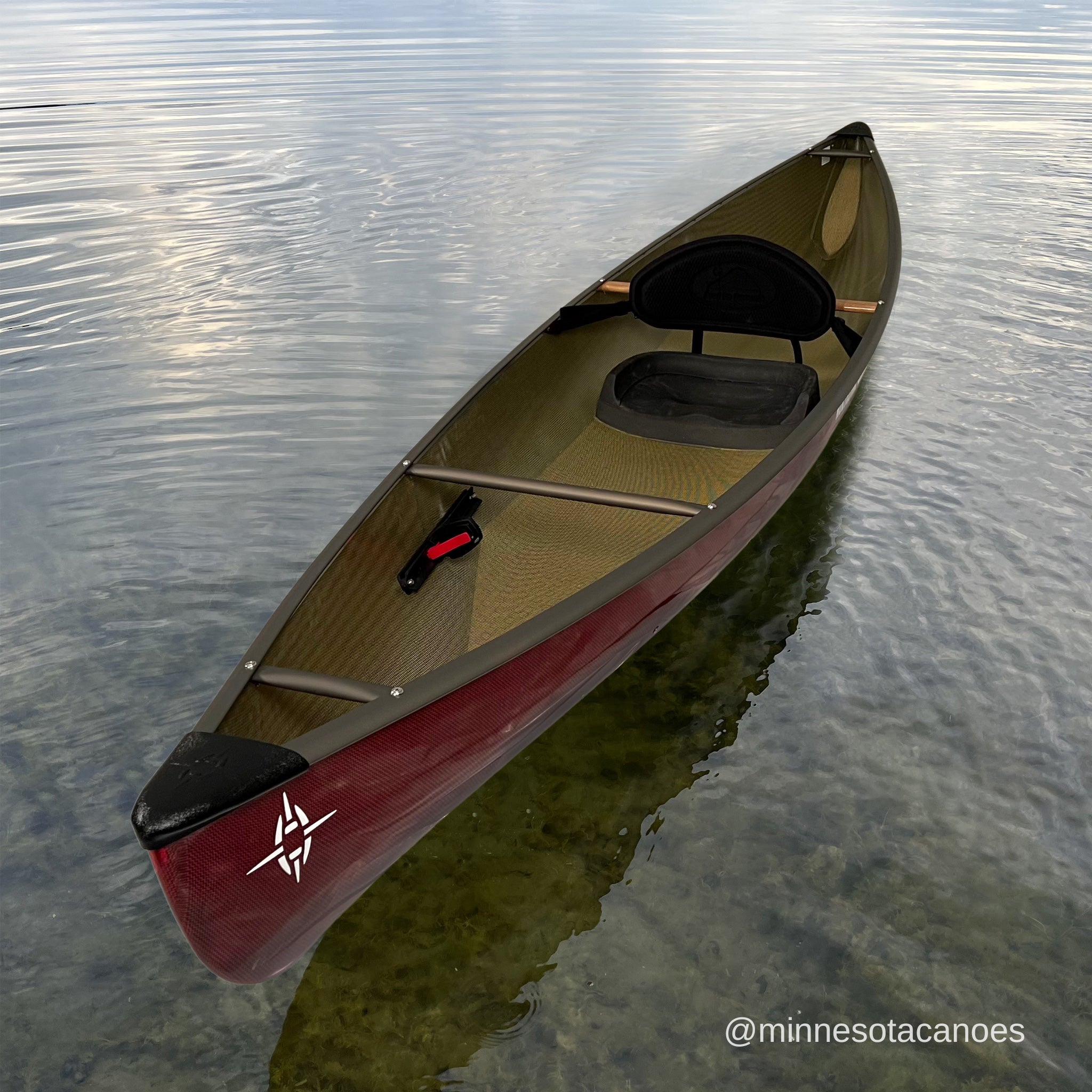ADK (12' 0") Ruby WhiteGold Solo Northstar Canoe