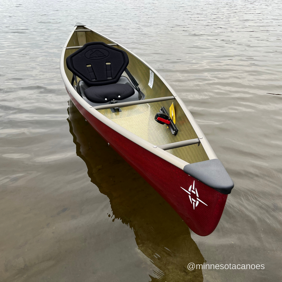 ADK LT (10' 6") Ruby WhiteGold w/Lounger Seat Solo Northstar Canoe