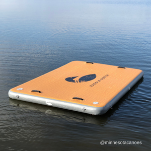 12' x 6' 3 Layer Floating Water Pad-Orange