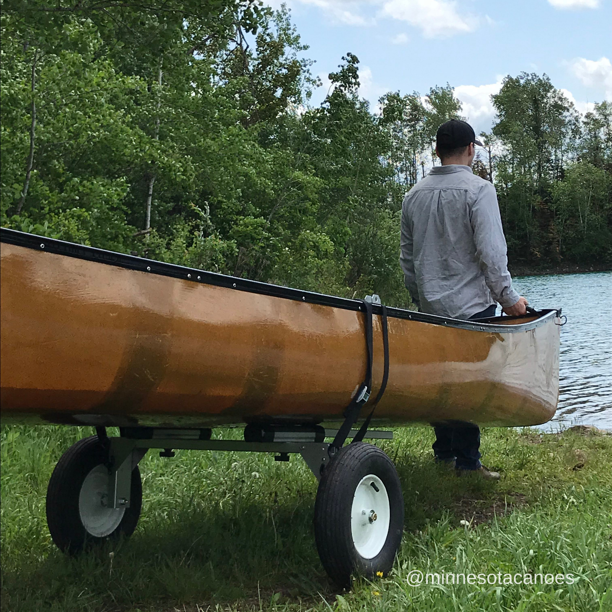 Canoe and Kayak Portage Cart with 16" Wheels
