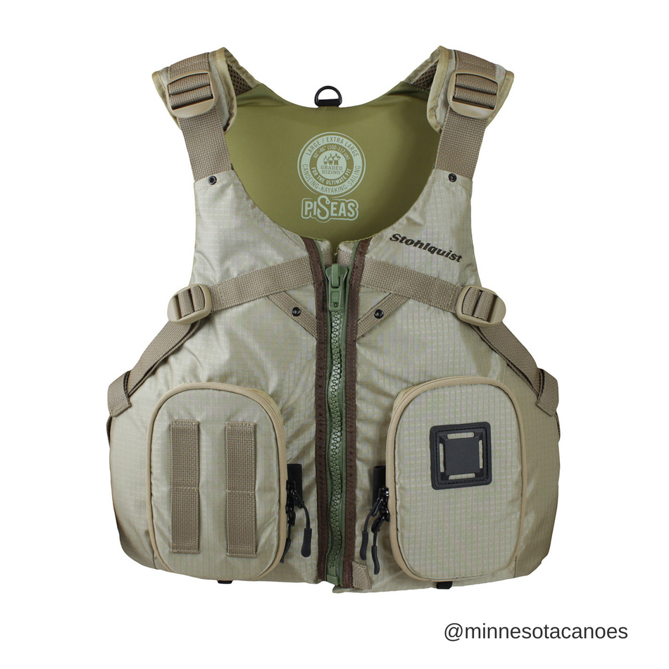 Piseas (Khaki) Stohlquist Life Jacket / PFD