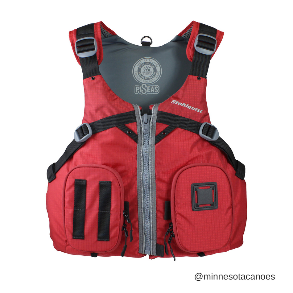 Piseas (Red) Stohlquist Life Jacket / PFD