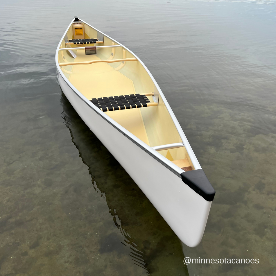 ADIRONDACK (16' 0") Tuf-Weave® Flex-Core White Gel Coat Tandem Wenonah Canoe