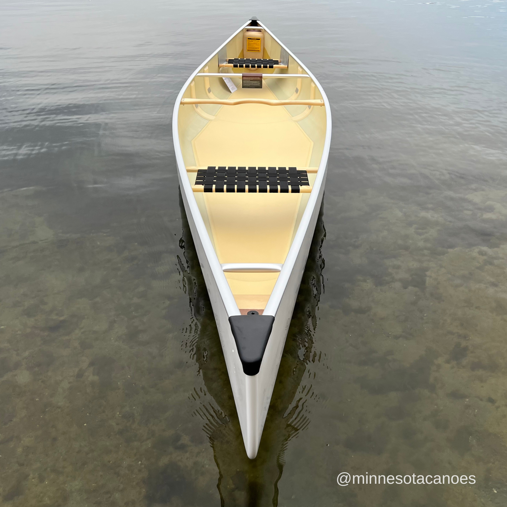 ADIRONDACK (16' 0") Tuf-Weave® Flex-Core White Gel Coat Tandem Wenonah Canoe