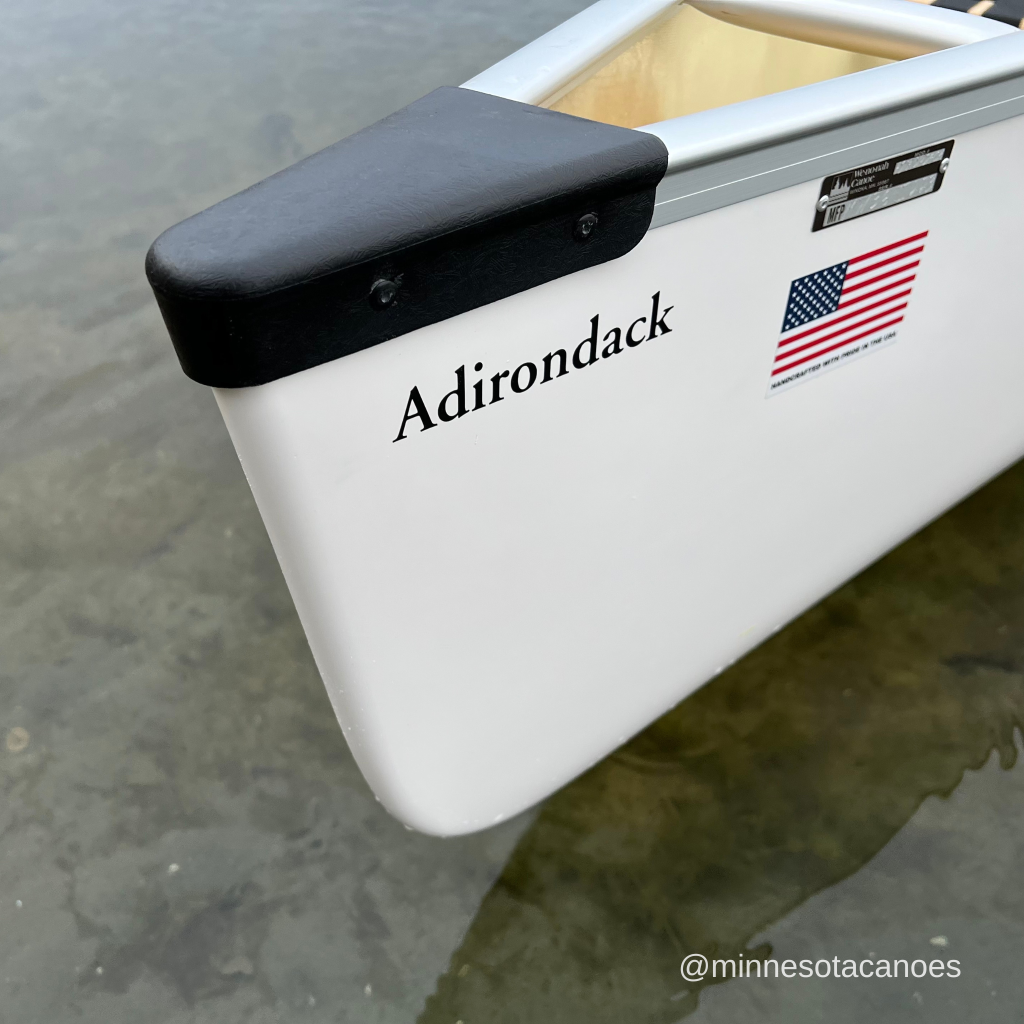 ADIRONDACK (16' 0") Tuf-Weave® Flex-Core White Gel Coat Tandem Wenonah Canoe