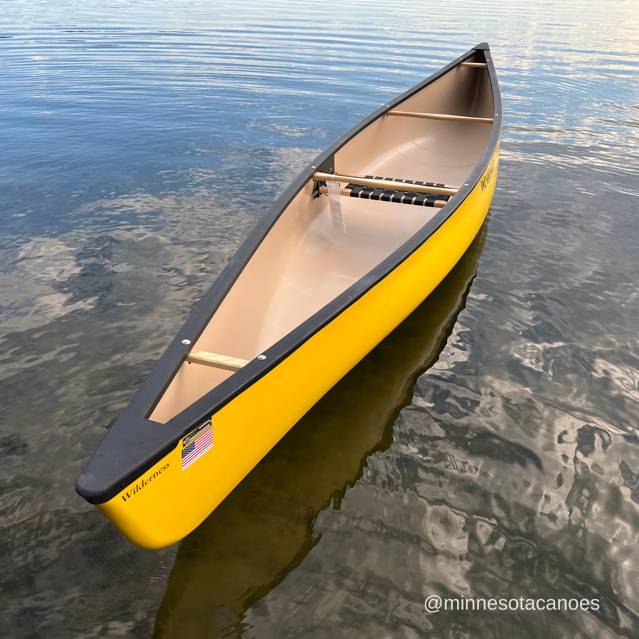 WILDERNESS (15' 4") T-Formex Yellow Solo Wenonah Canoe
