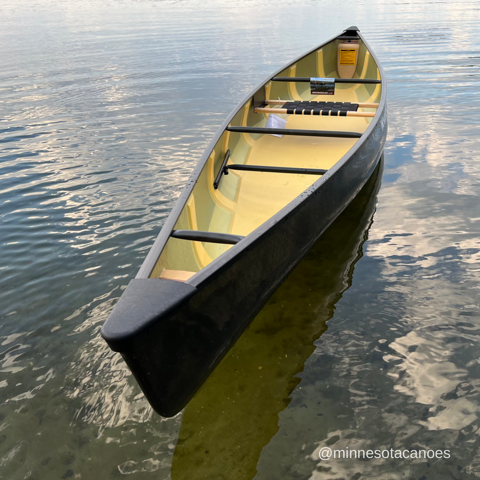 VAGABOND (14' 6") Graphite Ultra-light w/Black Trim Solo Wenonah Canoe