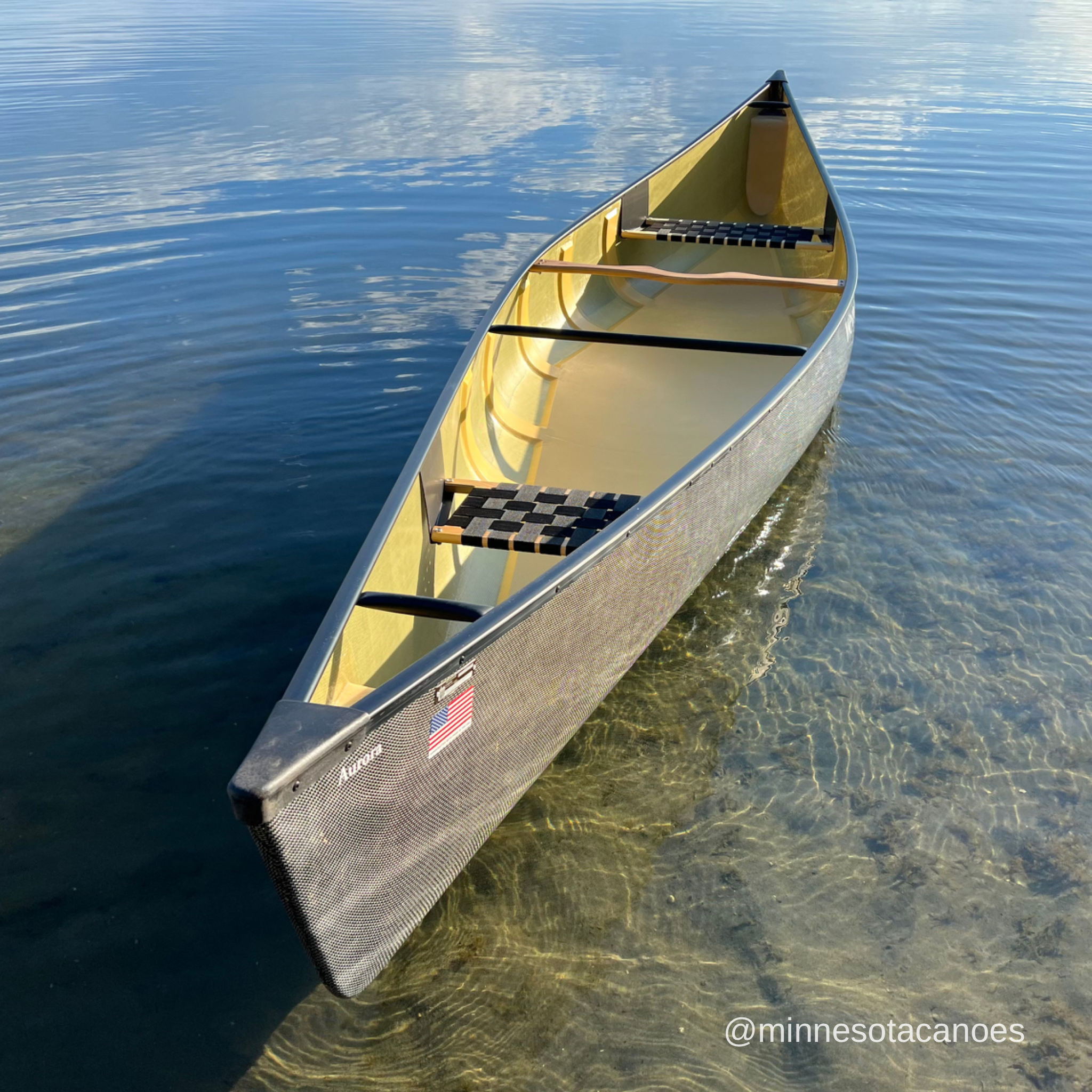 AURORA (16' 0") Innegra/Black Aramid Ultra-light Tandem Wenonah Canoe